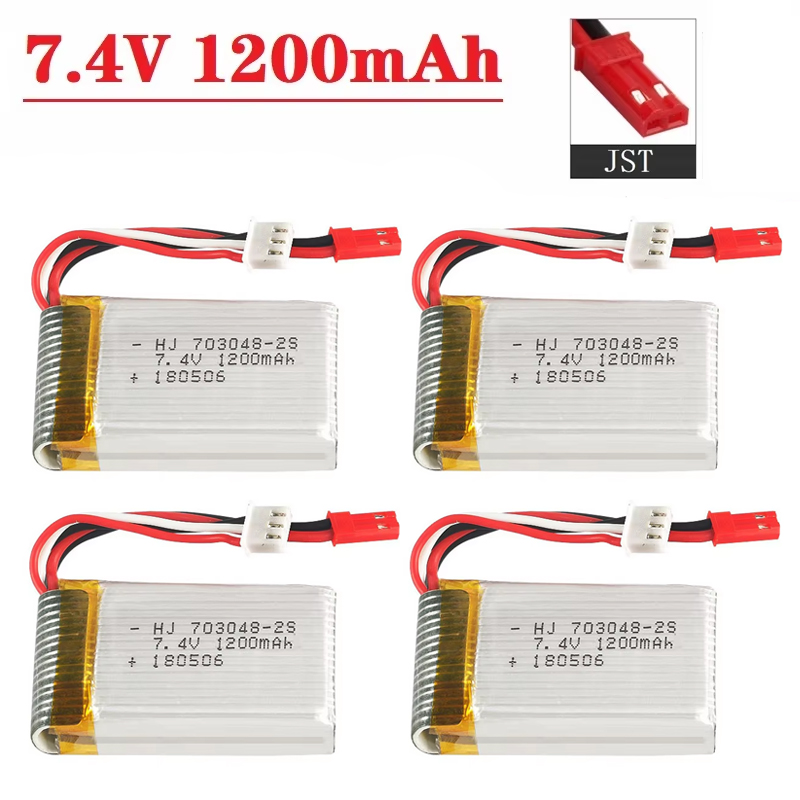 Drone Rc Leading - Lipo-batterij 2S 7,4V 1200mAh 703048 Voor