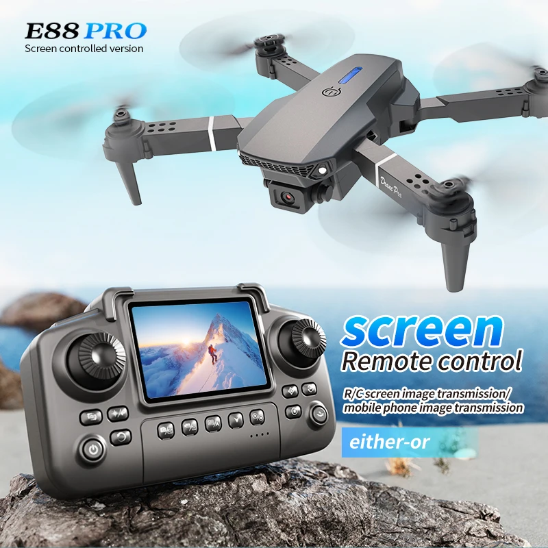 Professionele E88 PRO Drone me - Drone Ae Rc recensie en prijs