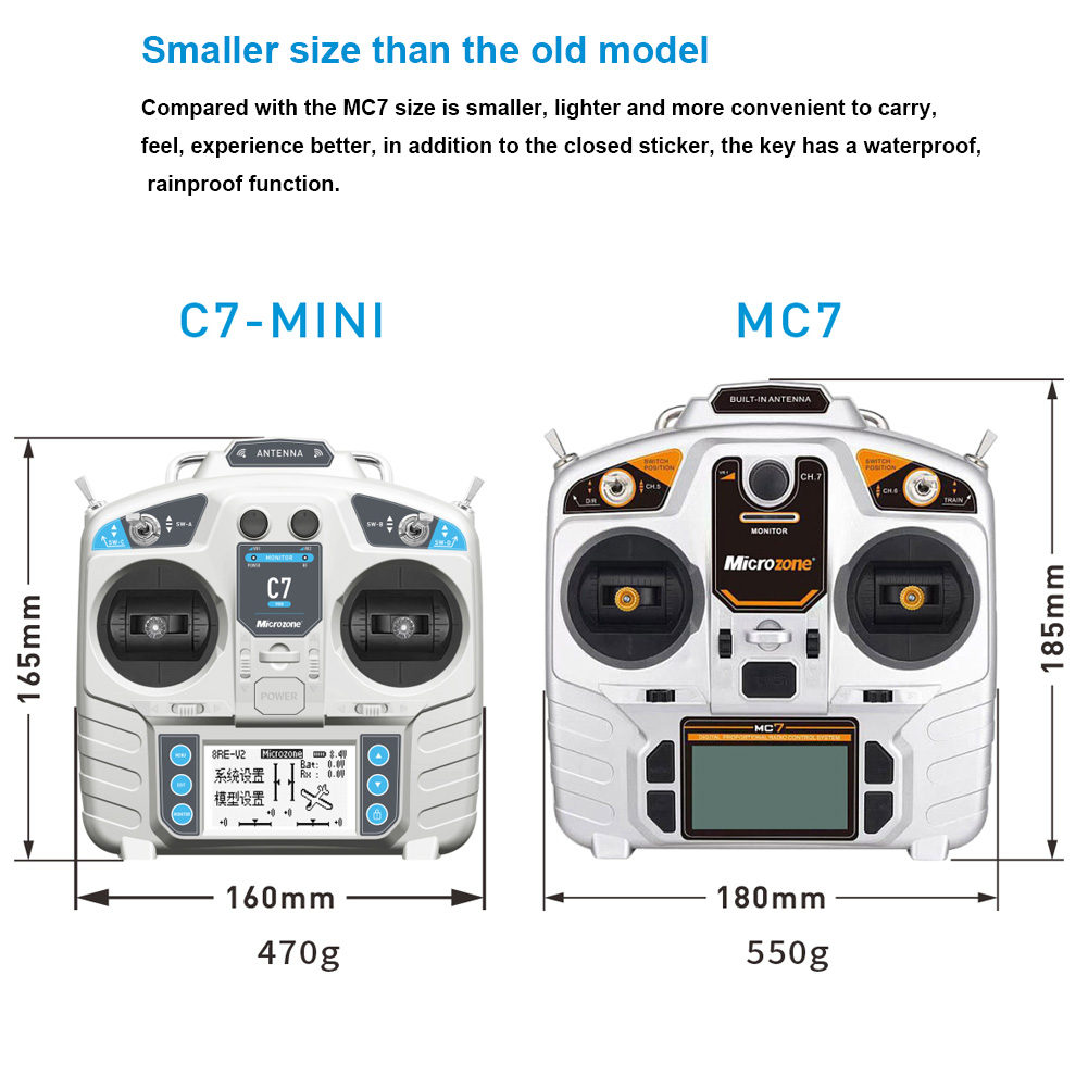 MicroZone MC7 Controller C7 MI - Drone Rc Leading recensie en prijs