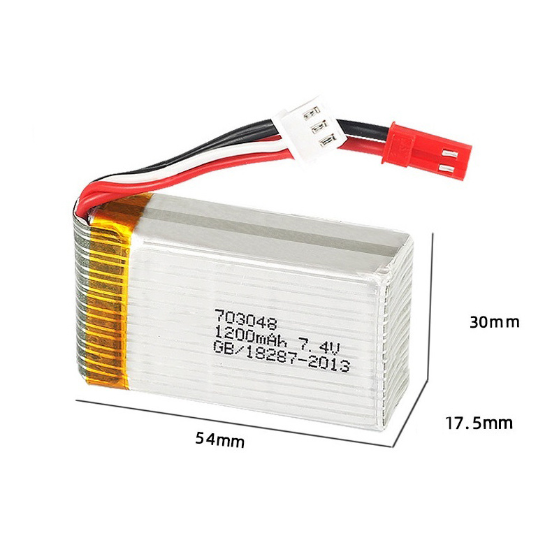 Lipo-batterij 2S 7,4V 1200mAh  - Drone Rc Leading recensie en prijs